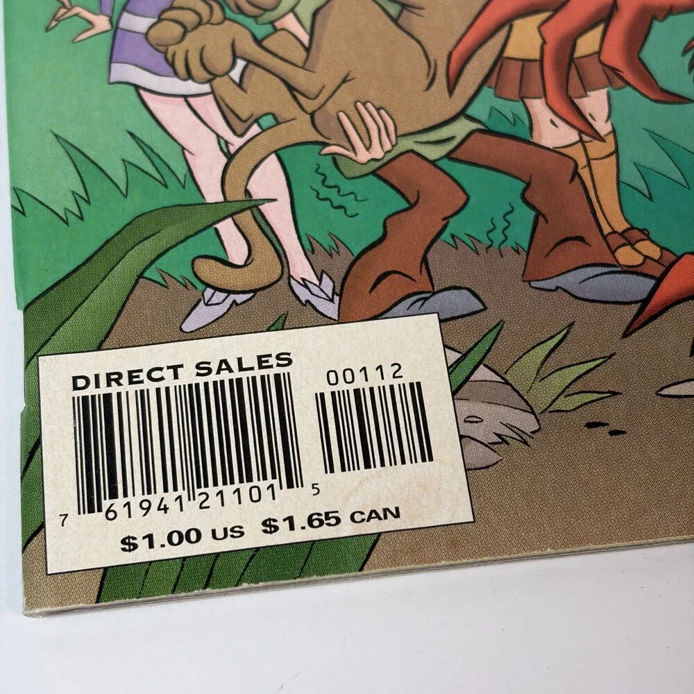 Scooby-Doo #1 DC Comics 2003 2nd Print w/ Garbage Pail Kids Stickers